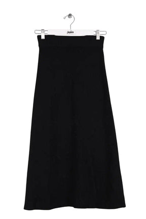 Jupe Sézane Noir en Laine, taille S - Seconde Main