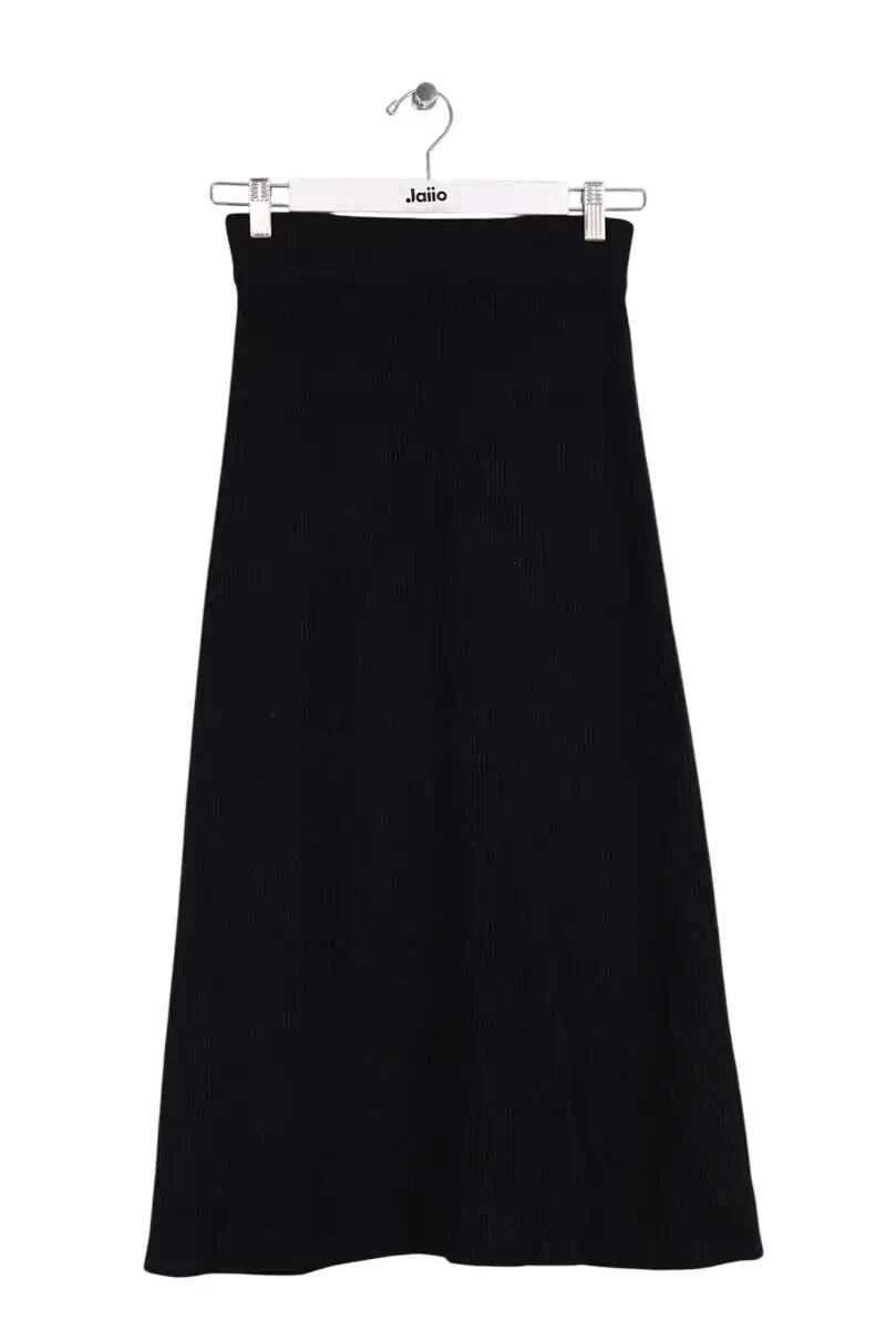 Jupe Sézane Noir en Laine, taille S - Seconde Main