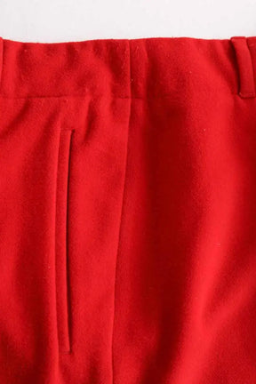 Pantalon droit Paul Smith Rouge en Laine
