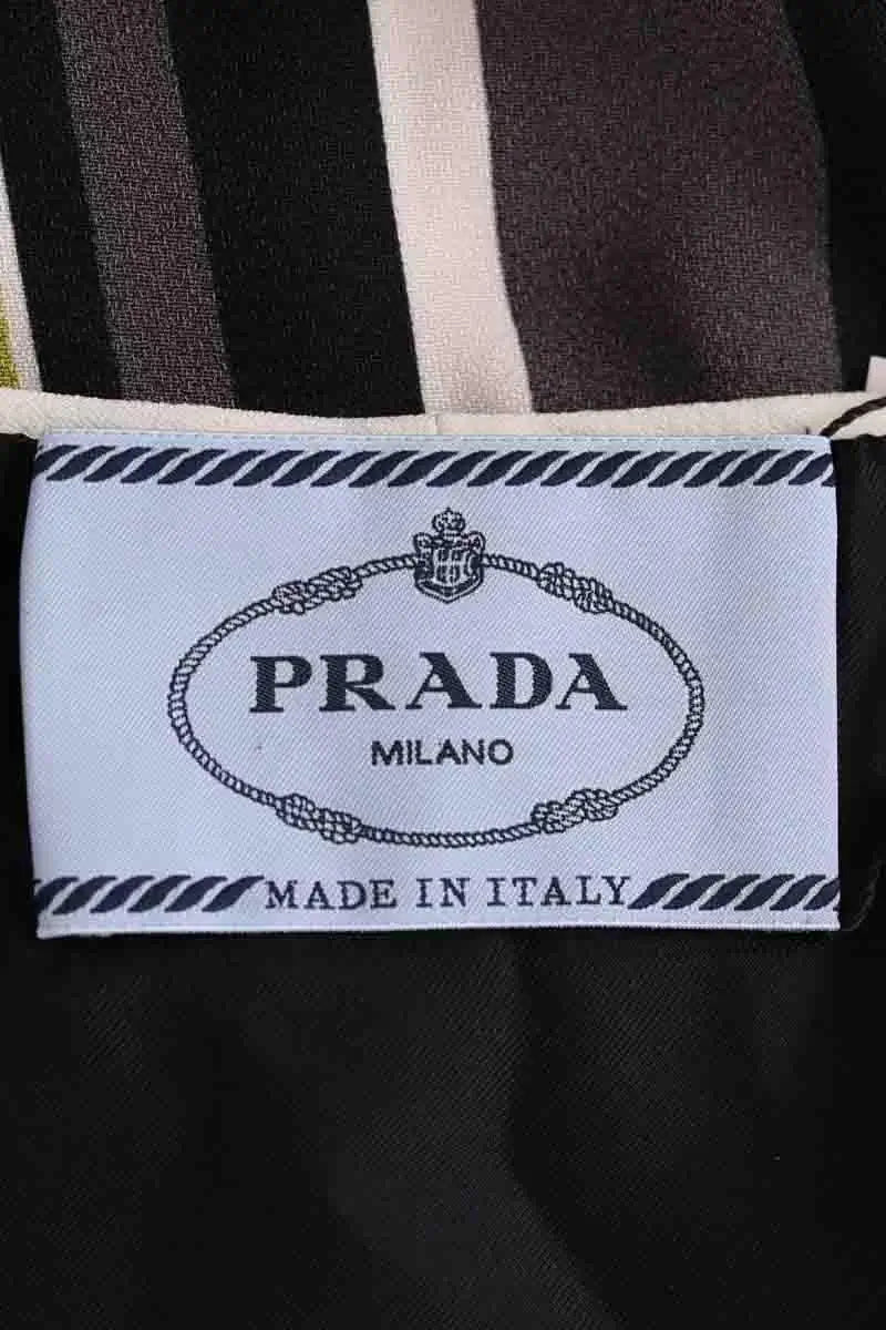 Robe Prada Gris en Soie
