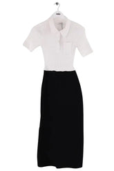 Robe Sandro Noir en Viscose, taille XS - Seconde Main