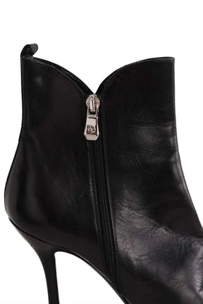 Boots à boucles Longchamp Noir en Cuir