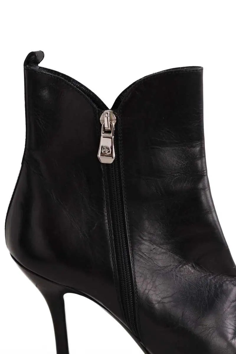 Boots à boucles Longchamp Noir en Cuir