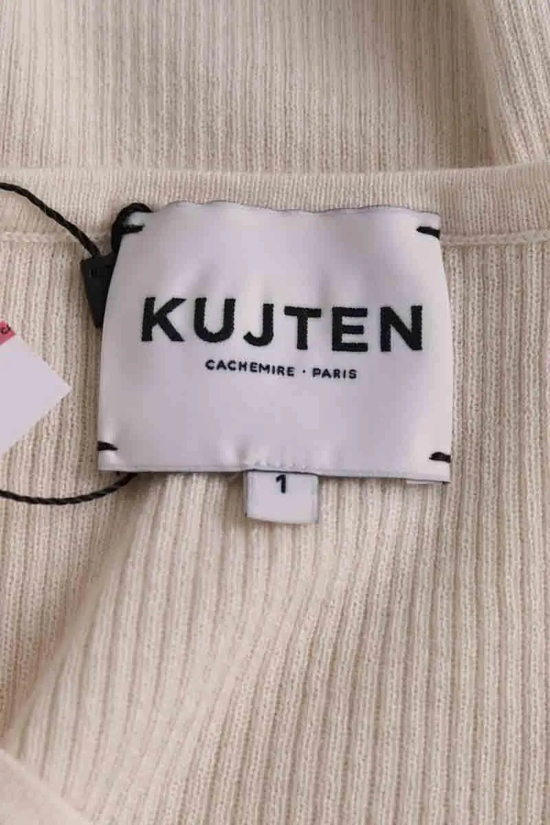 Top Kujten Ecru en Soie