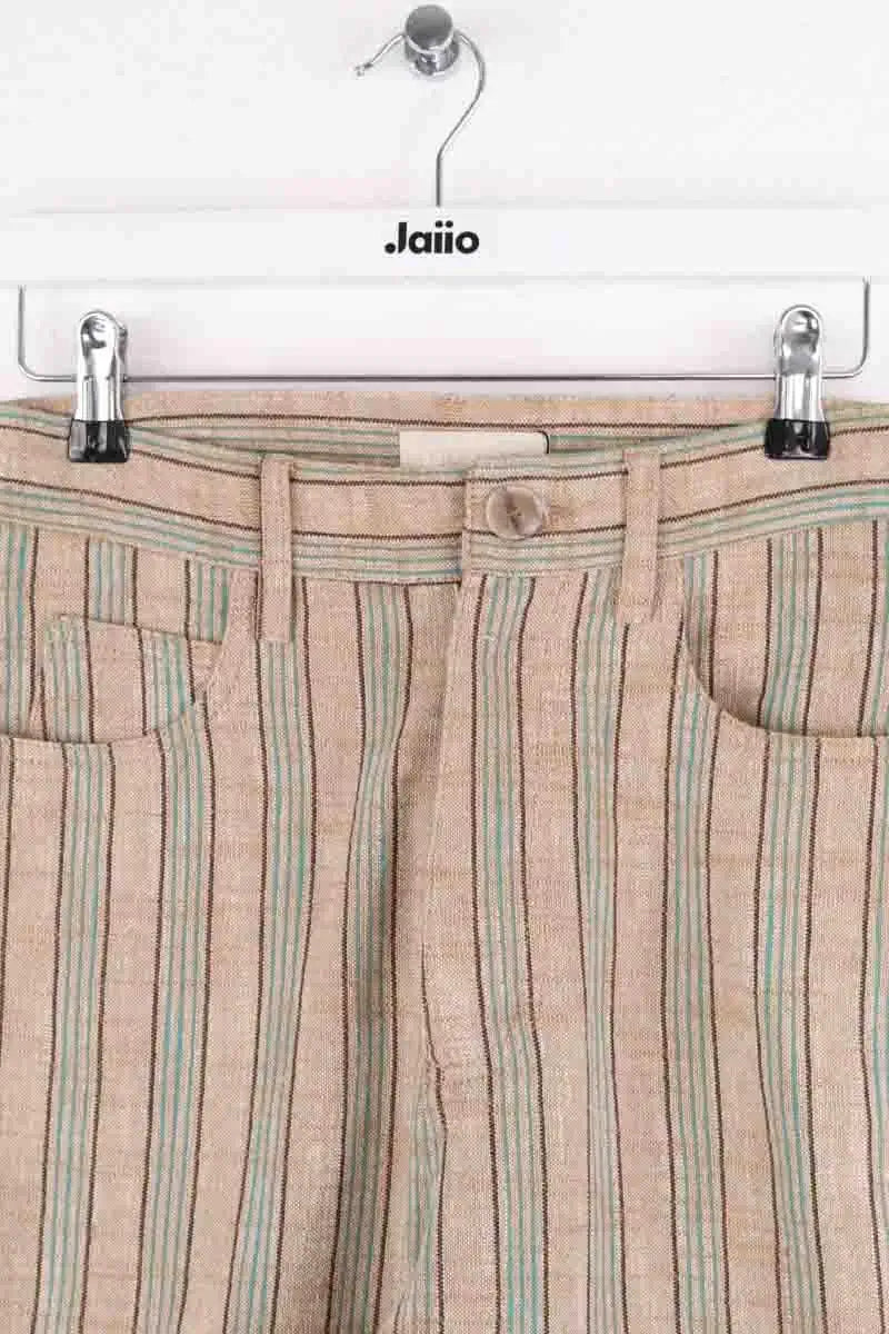 Pantalon large Momoni Camel en Coton