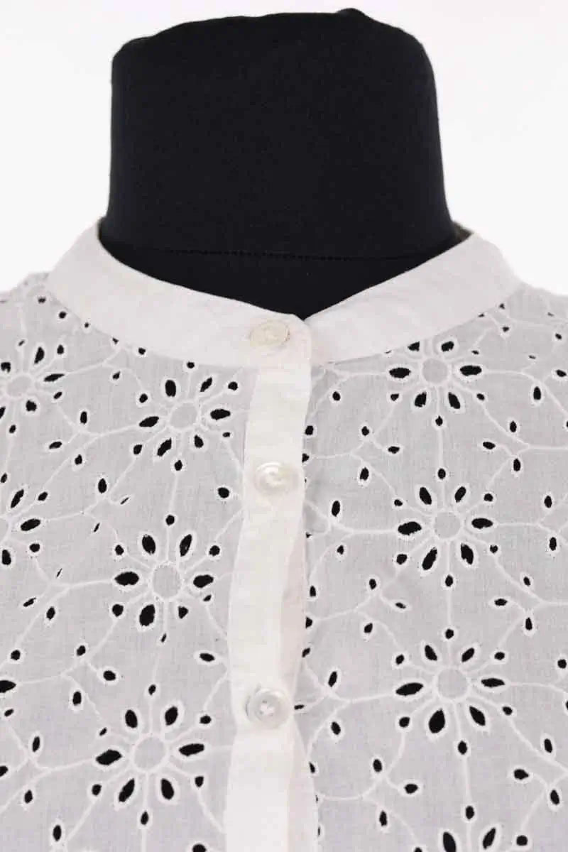 Blouse Sézane Blanc en Coton