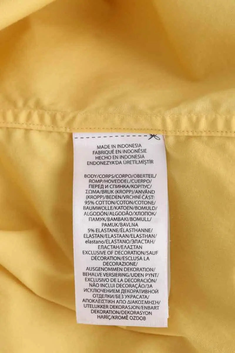 Chemise Ralph Lauren Jaune en Coton