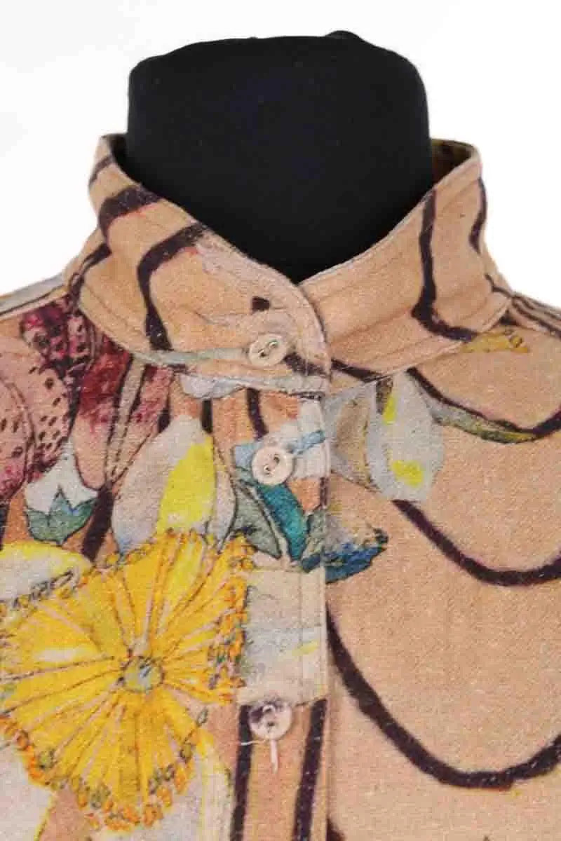 Chemise Valentine Gauthier Camel en Soie