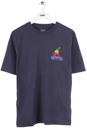 T-shirt PALACE Bleu en Coton, taille S - Seconde Main