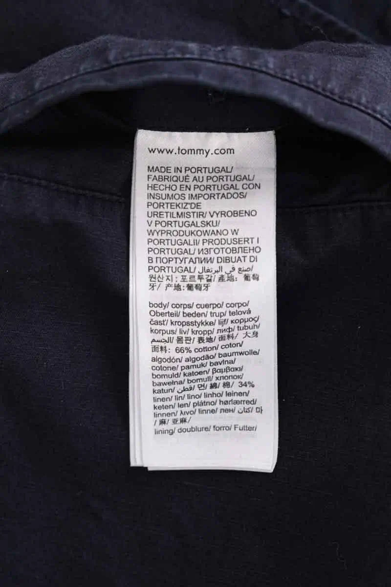 Veste Tommy Hilfiger Bleu en Coton