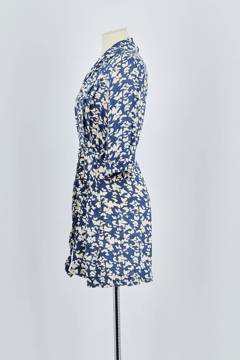 Robe Rouje  Bleu