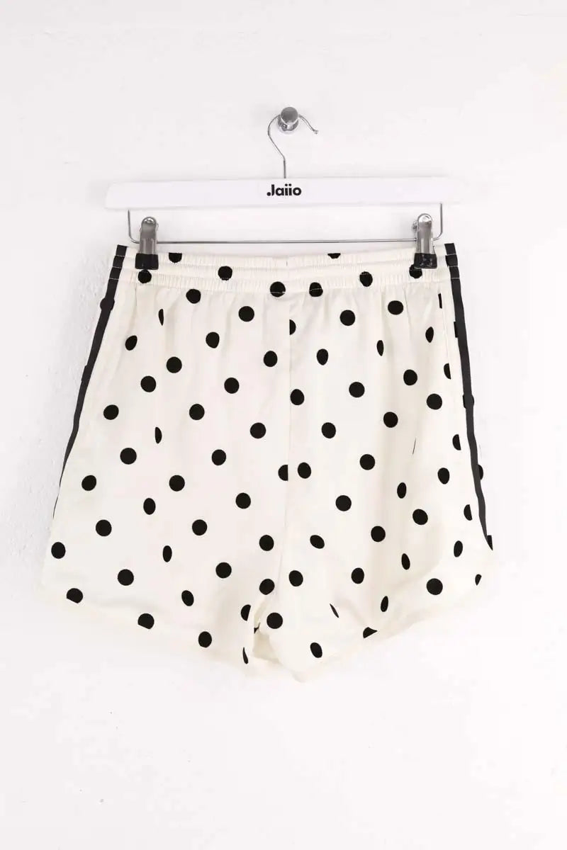 Mini short Adidas Ecru en Synthétique
