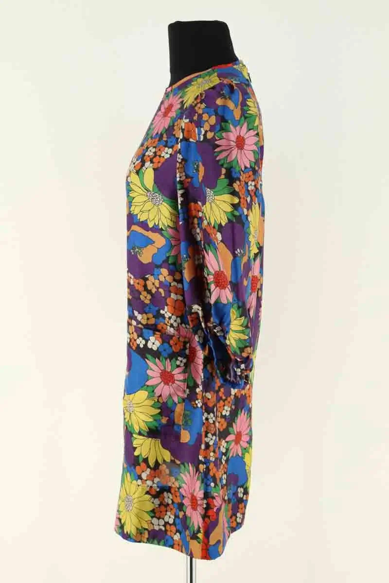 Robe Soeur Leopoldine Multicolore en Soie