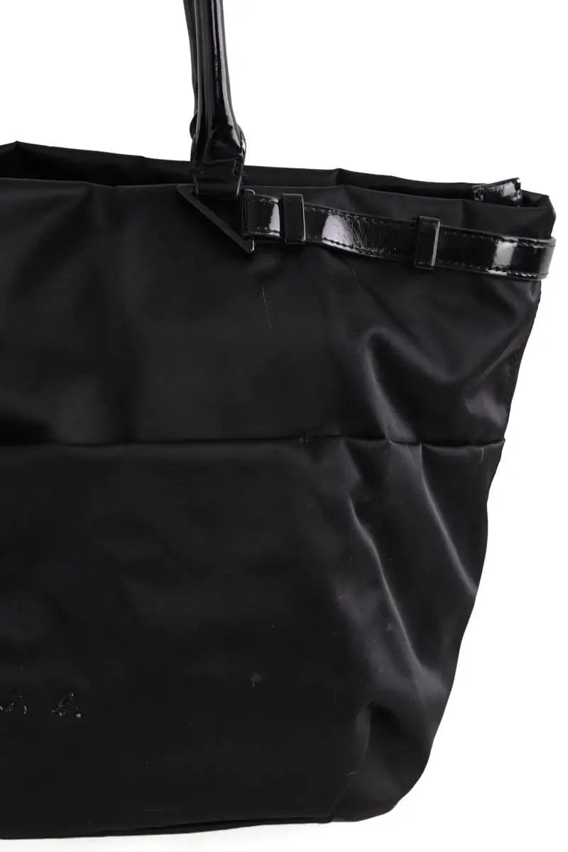 Cabas Agnès B. Noir en Tissu