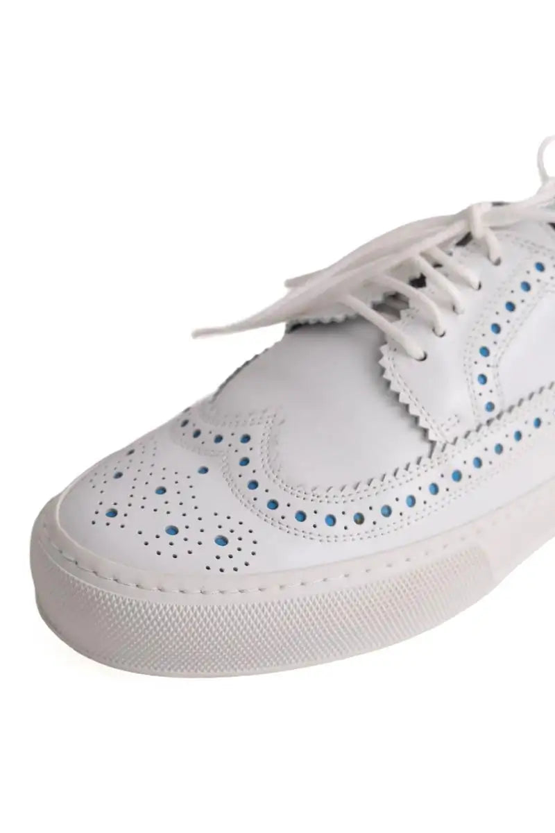 Chaussures à lacets Robert Clergerie Blanc en Cuir