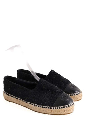 Espadrilles Chanel Noir en Tissu