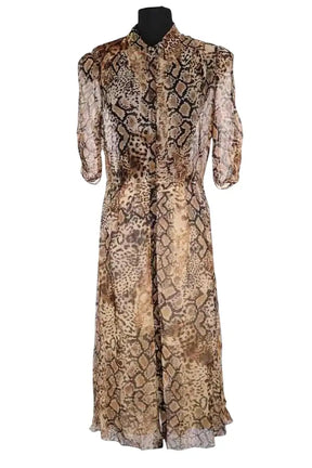 Robe Ba&Sh Marron en Viscose, taille L - Seconde Main
