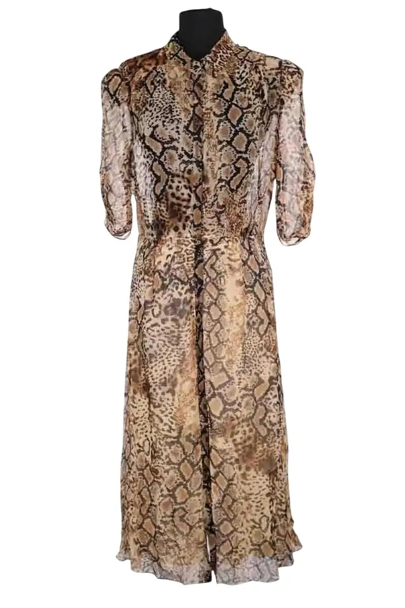 Robe Ba&Sh Marron en Viscose, taille L - Seconde Main
