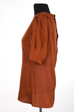Blouse Soeur Fille Marron en Synthétique