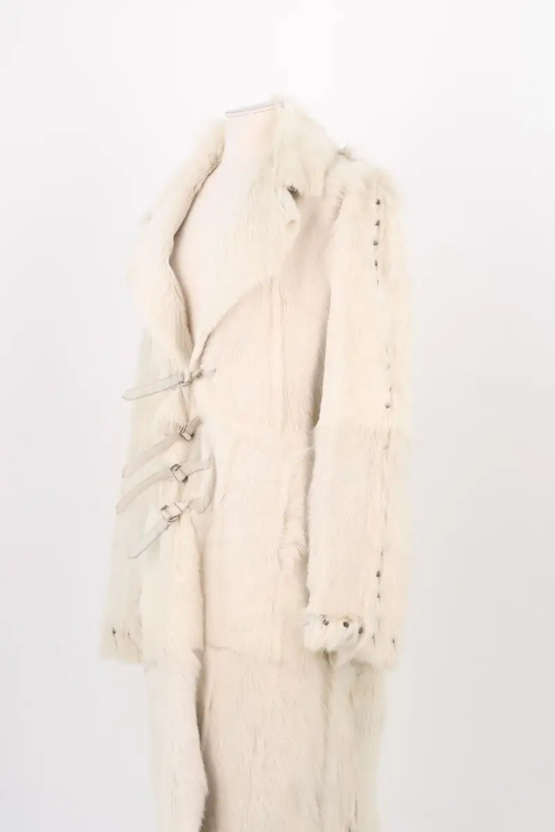 Manteau Other Brand Blanc en Fourrure