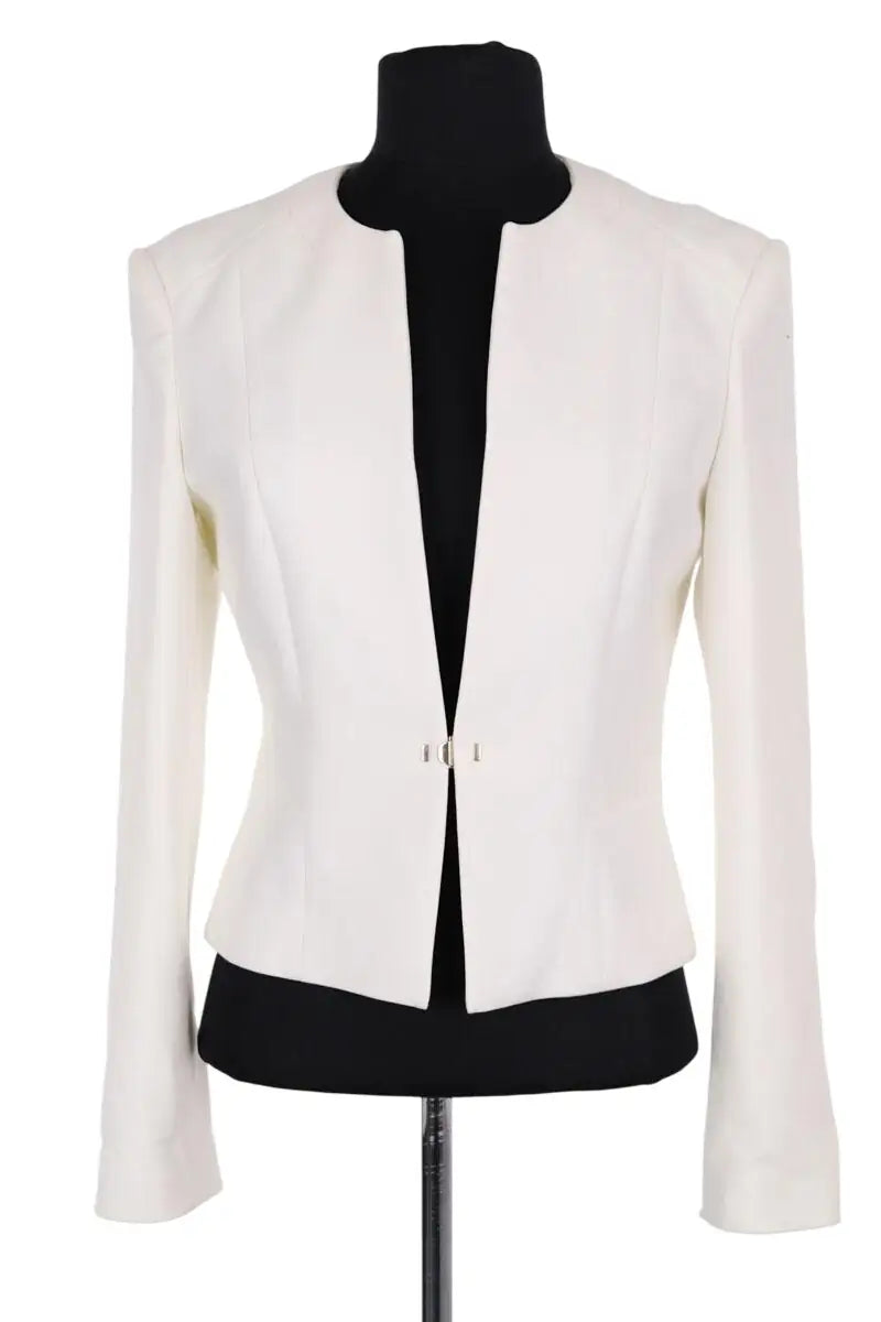 Veste Boss Blanc en Synthétique, taille S - Seconde Main
