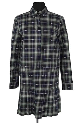 Robe Kitsuné Vert en Coton, taille S - Seconde Main