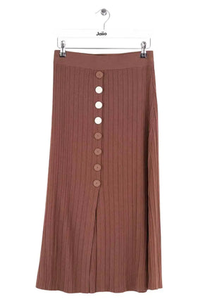 Jupe Claudie Pierlot Marron en Synthétique, taille S - Seconde Main