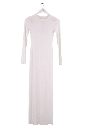 Robe SKIMS Blanc en Synthétique, taille M - Seconde Main
