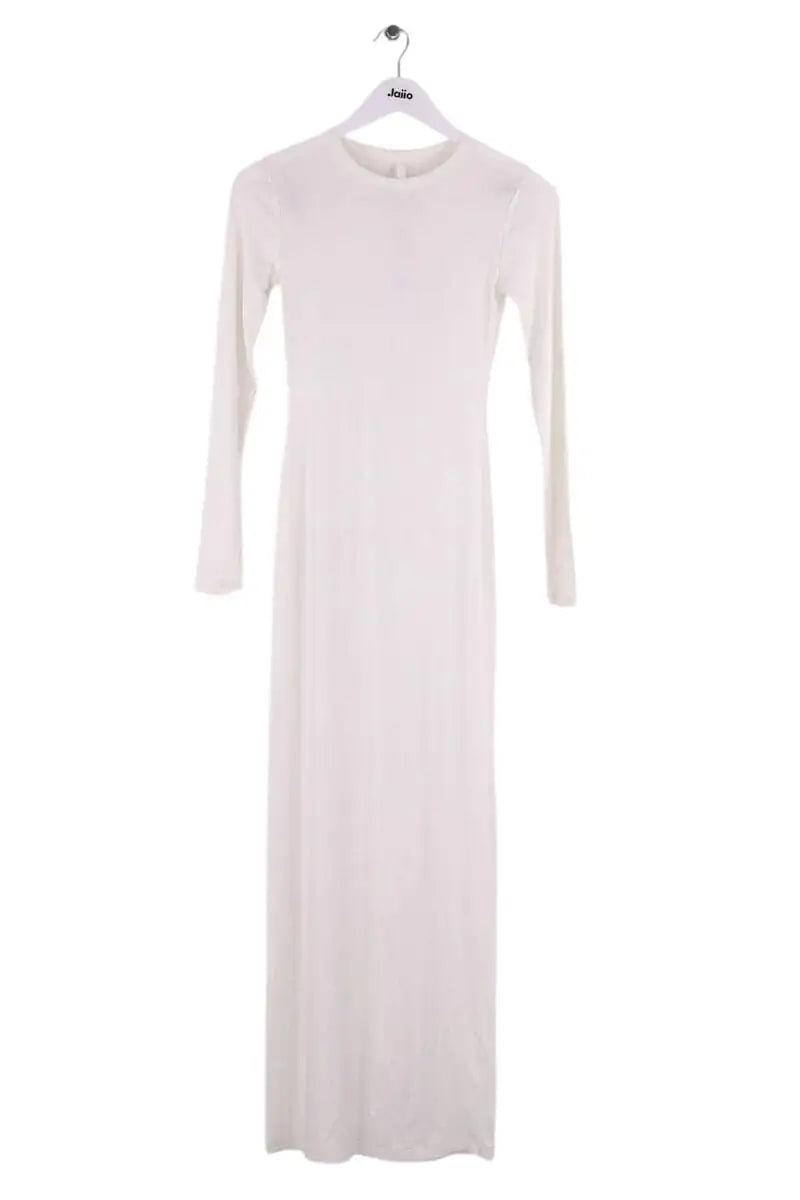 Robe SKIMS Blanc en Synthétique, taille M - Seconde Main