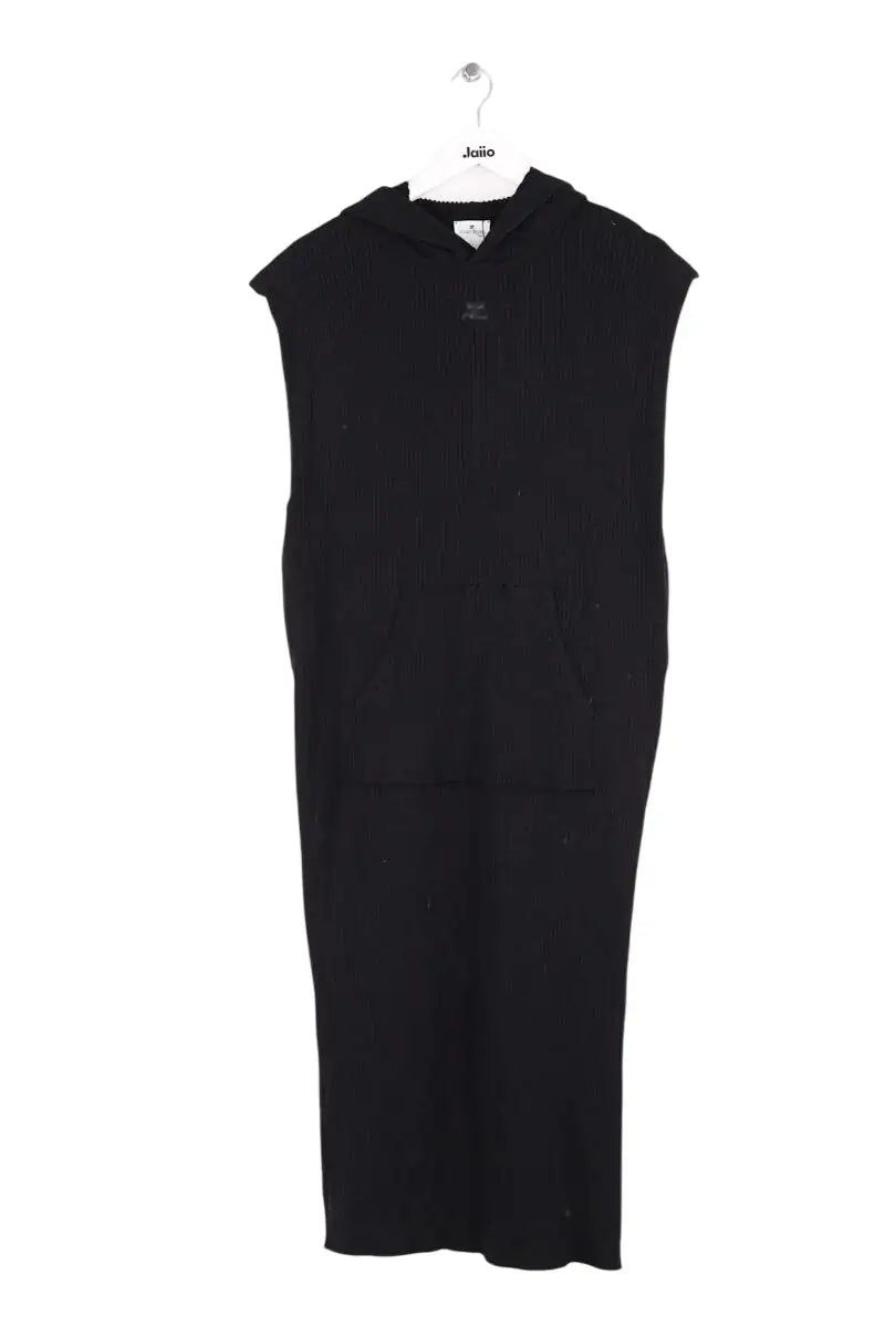 Pull Courrèges Noir en Viscose, taille S - Seconde Main