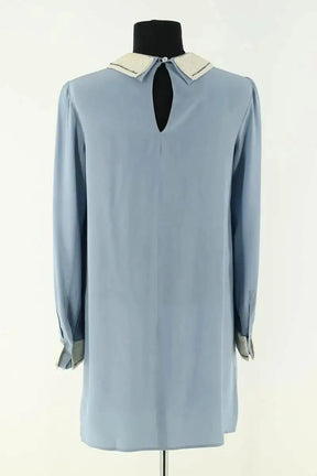Robe Prada Bleu en Soie