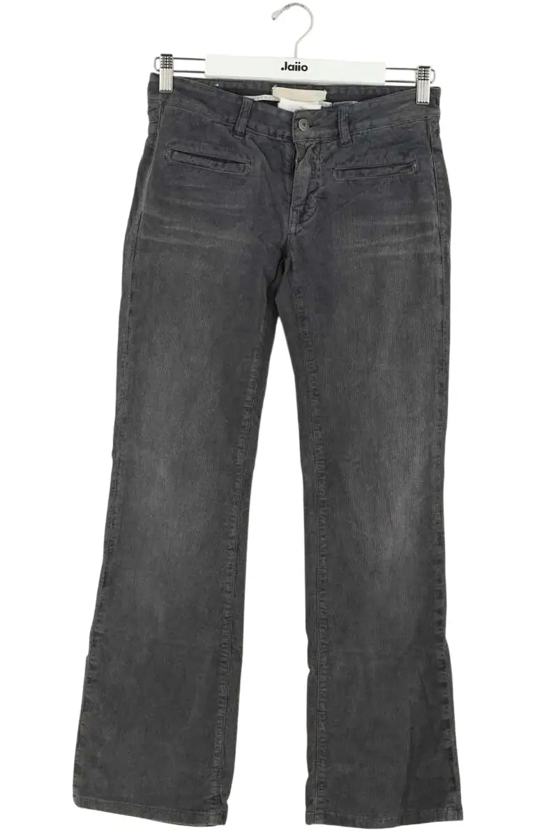 Pantalon Vanessa Bruno Anthracite en Velours, taille S - Seconde Main