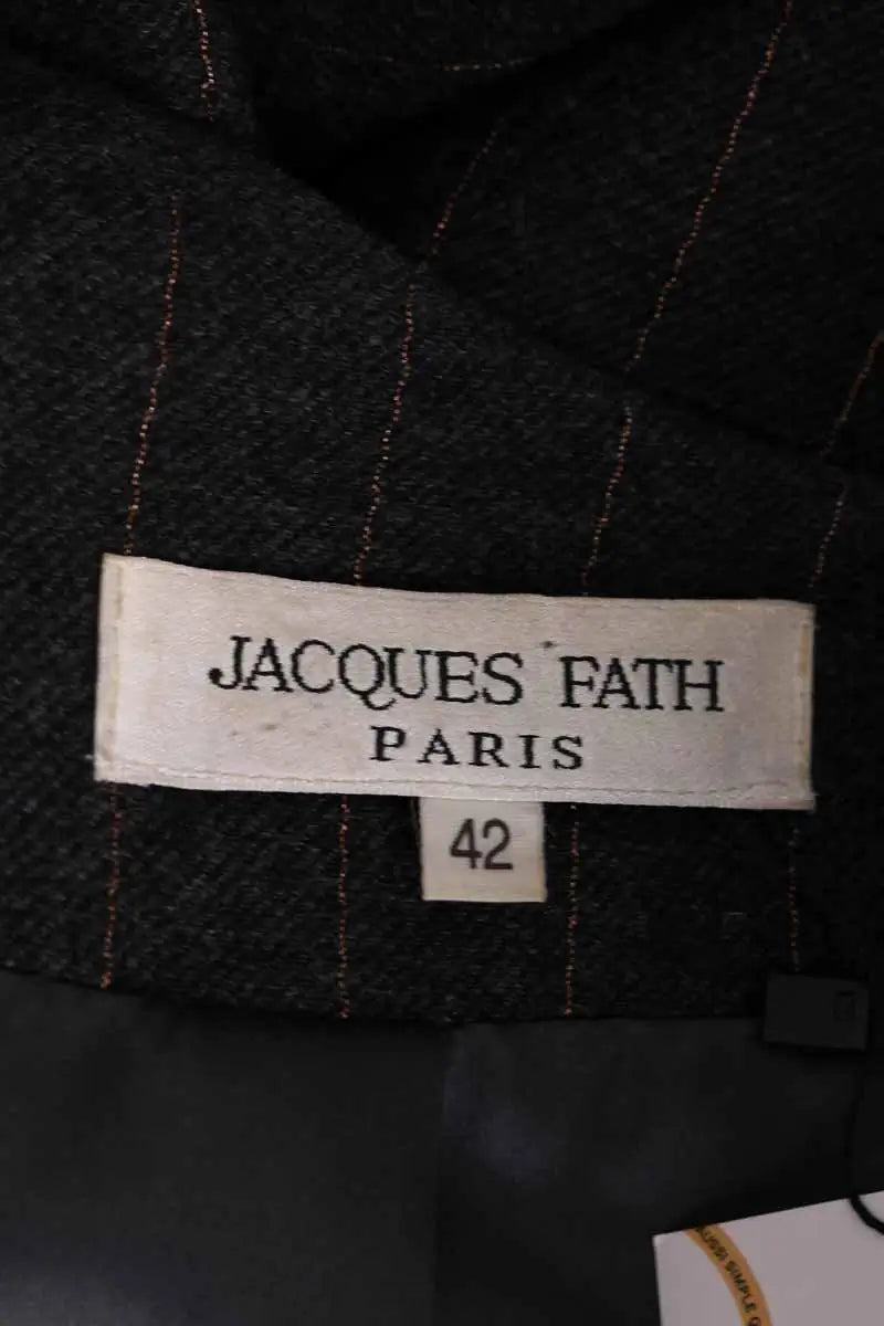 Blazer Jacques Fath Anthracite en Laine