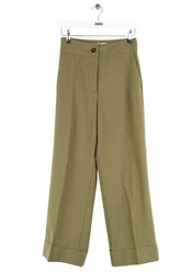 Pantalon Momoni Kaki en Laine, taille XS - Seconde Main