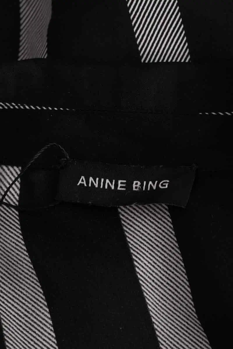 Chemise Anine Bing Noir en Soie