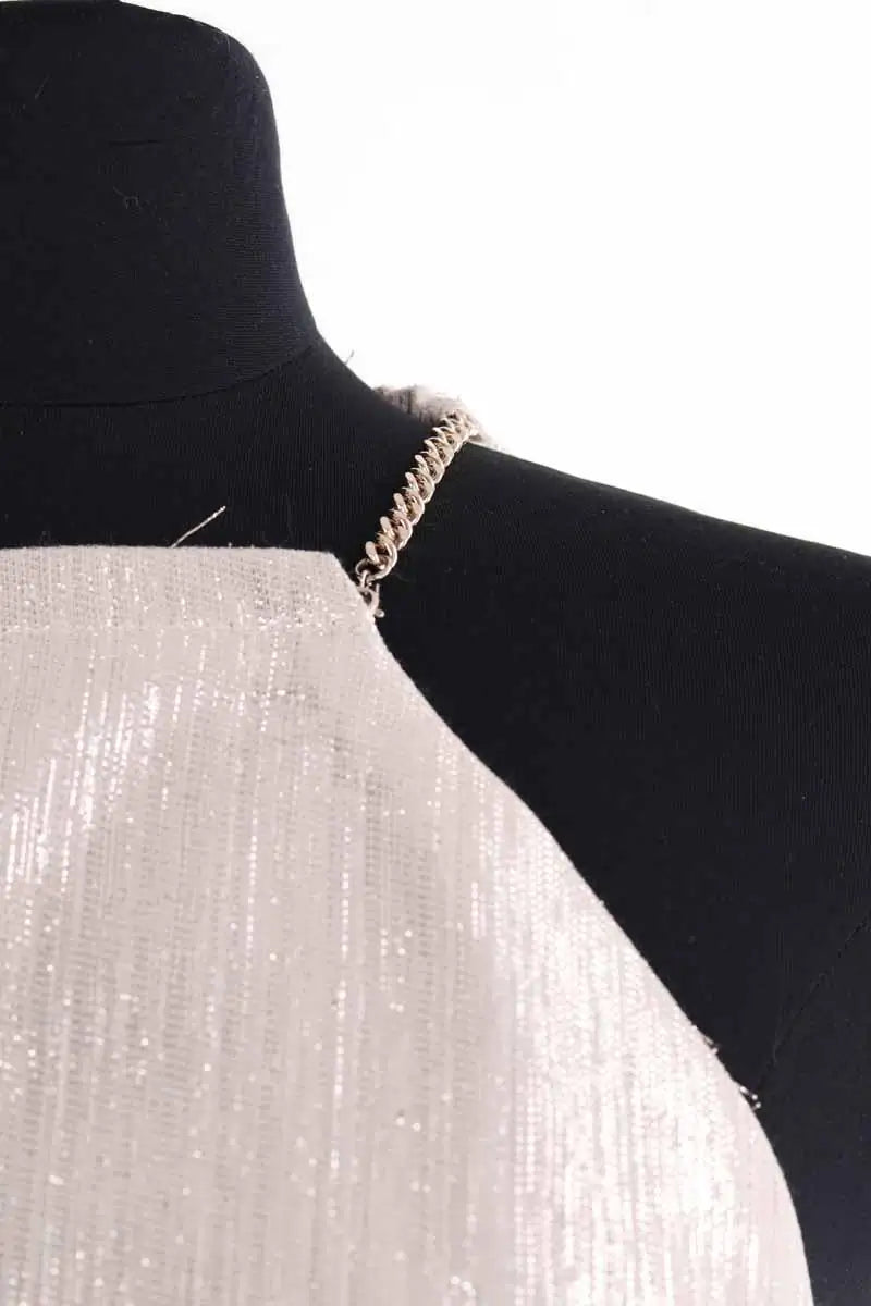 Top sans manche Maje Doré en Viscose