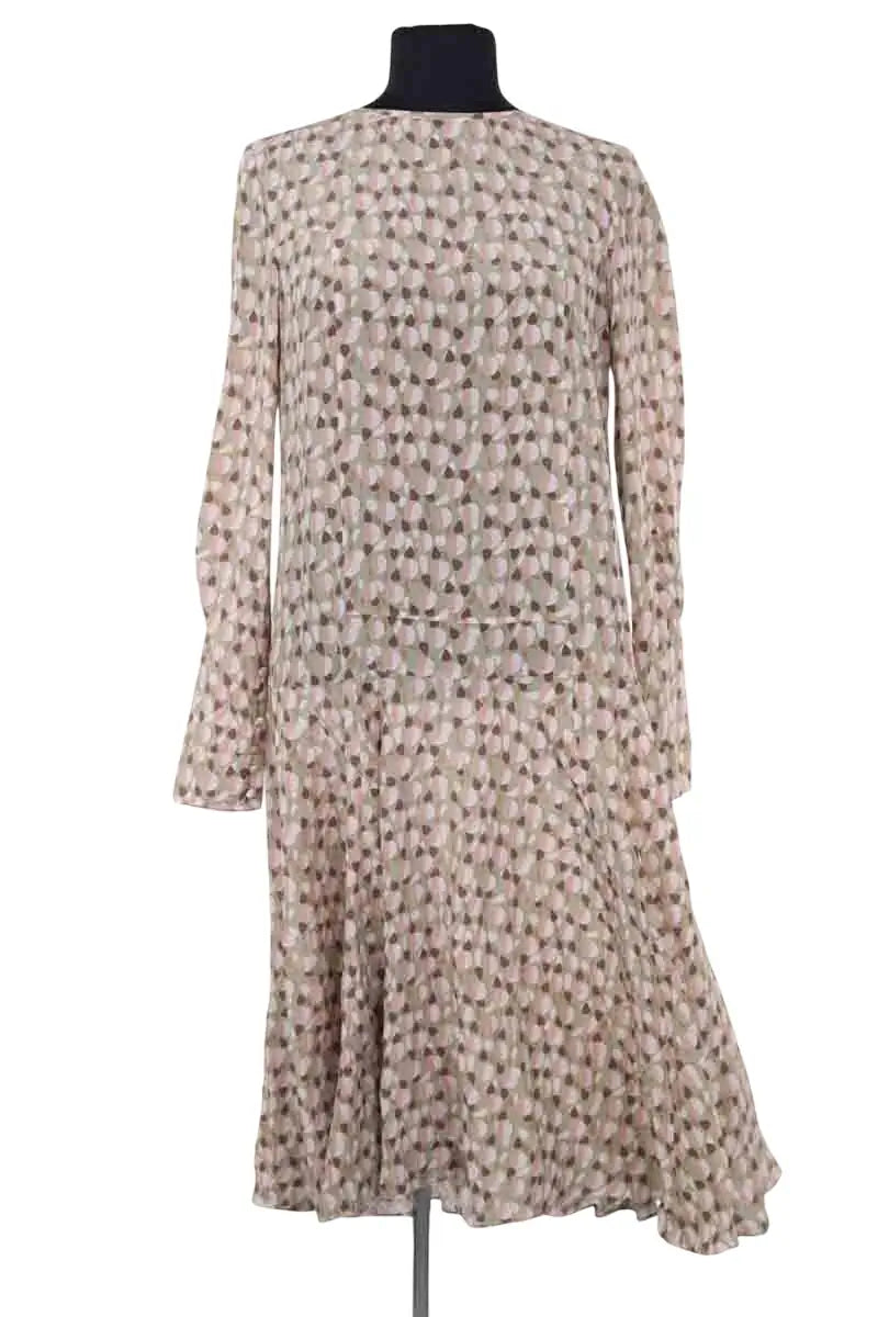 Robe John Galliano Rose en Soie, taille S - Seconde Main