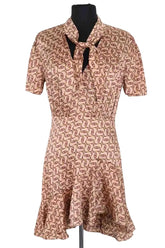 Robe Sandro Rose en Viscose, taille S - Seconde Main