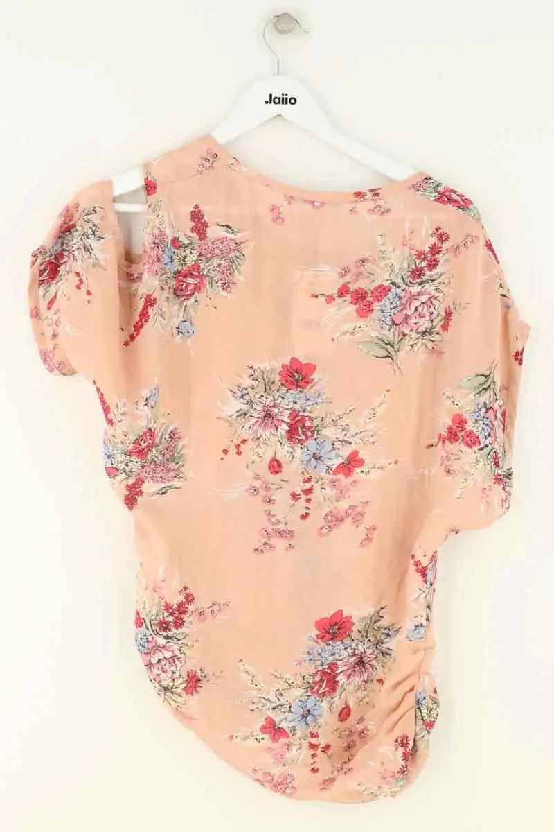 Blouse Maje Beige en Synthétique