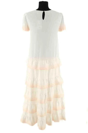 Robe Maje Blanc en Viscose