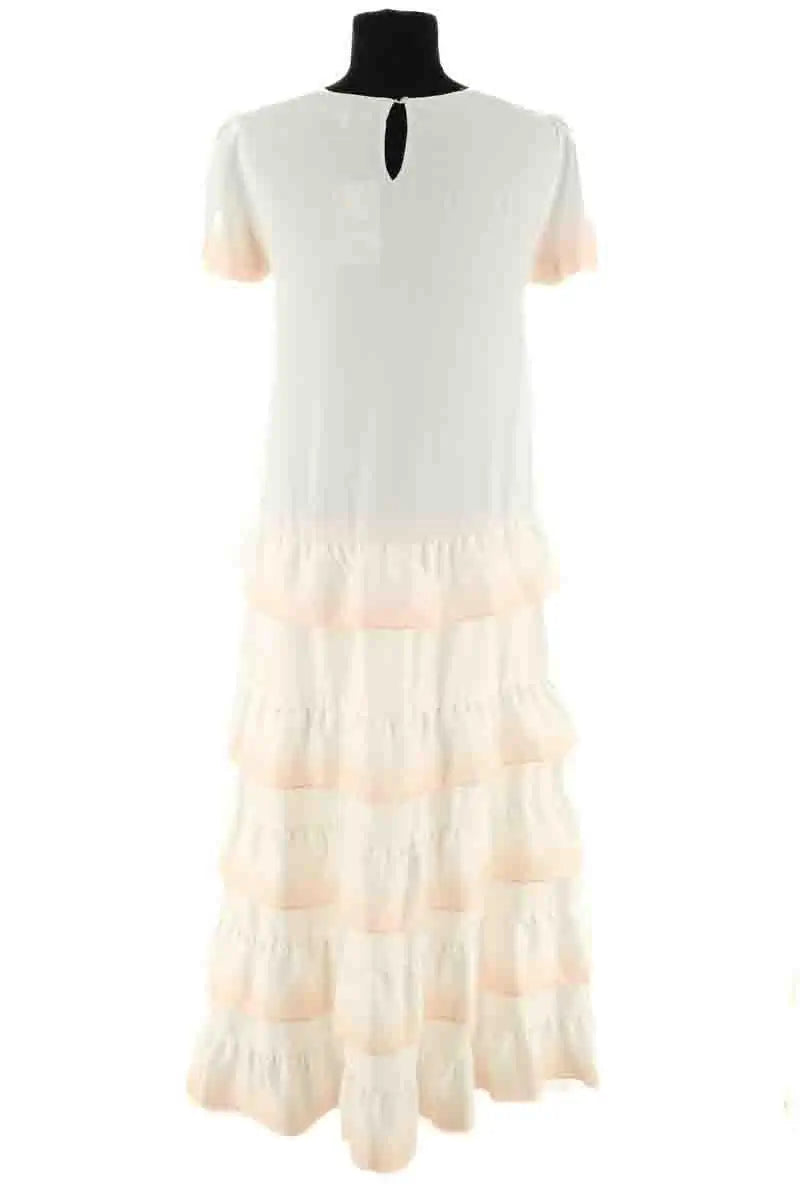 Robe Maje Blanc en Viscose