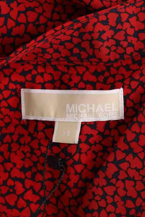 Robe Michael Kors Rouge en Synthétique