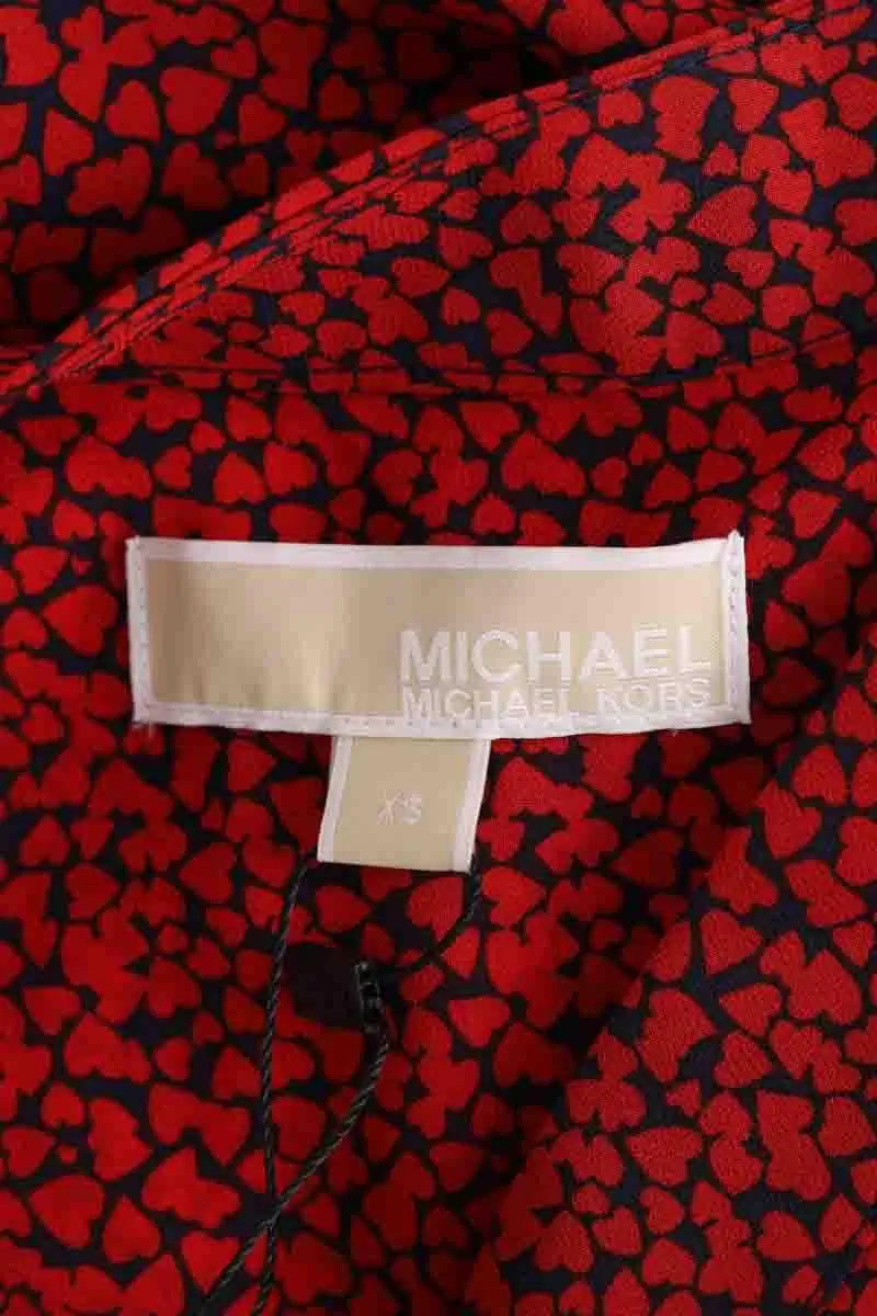Robe Michael Kors Rouge en Synthétique