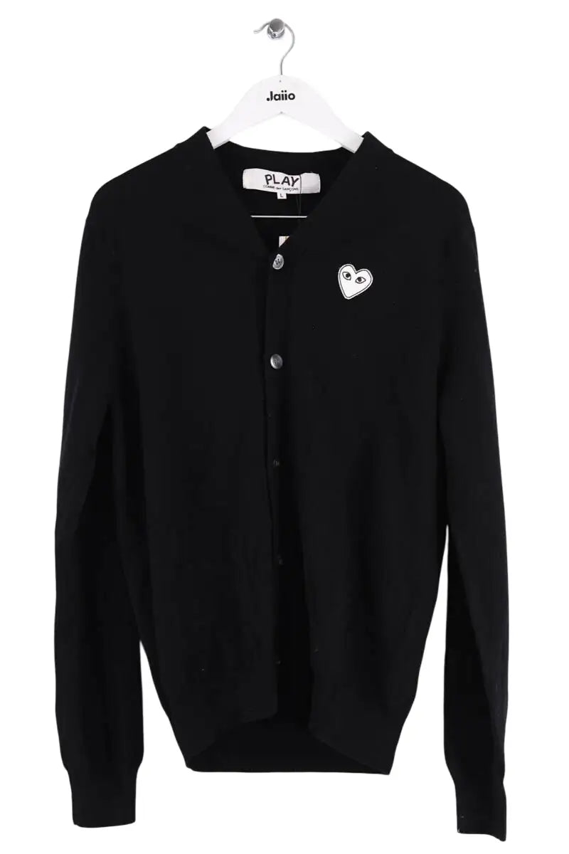 Cardigan Comme Des Garçons Noir en Laine, taille L - Seconde Main