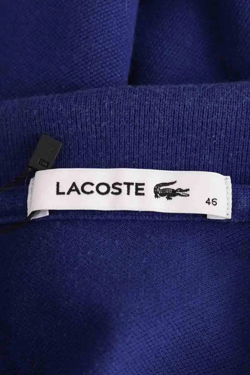 Polo Lacoste Bleu en Coton