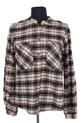 Chemise Leon & Harper Beige en Coton, taille S - Seconde Main