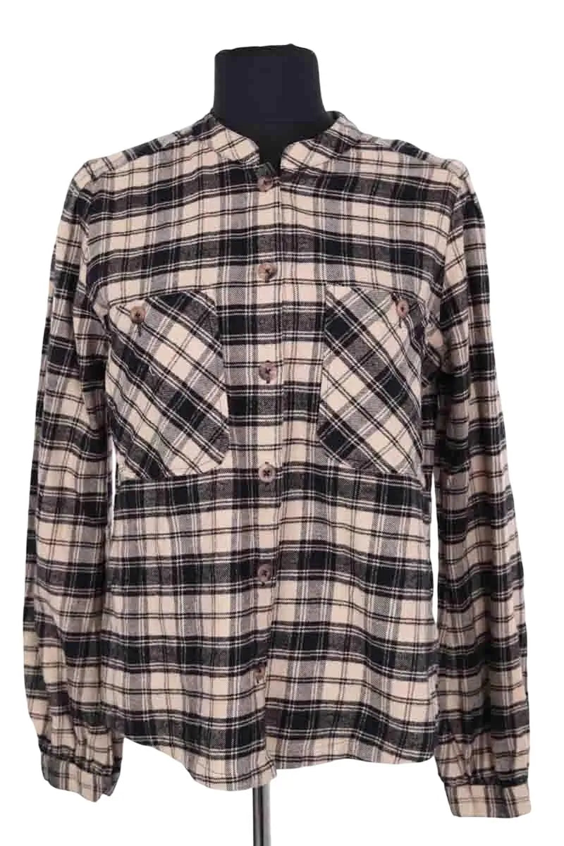 Chemise Leon & Harper Beige en Coton, taille S - Seconde Main