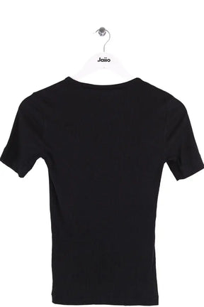 T-shirt Ganni Noir en Coton