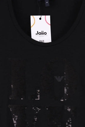 T-shirt Emporio Armani Noir en Viscose