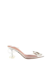 Talons Amina Muaddi Begum Gris